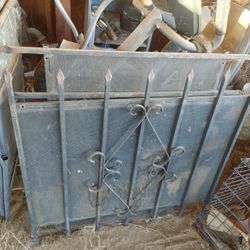 Vintage Wrought Iron Small Gate