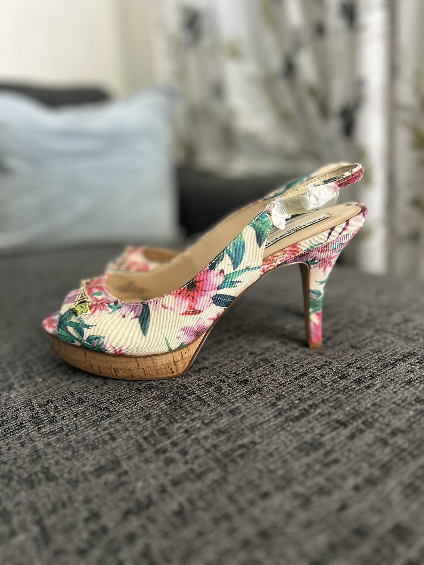 Karl Lagerfeld Floral Heels