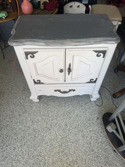 ExLg Sky Blue Solid Wood Dresser H29x31x17