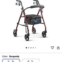 Medline Steel Walker with Seat - Never used