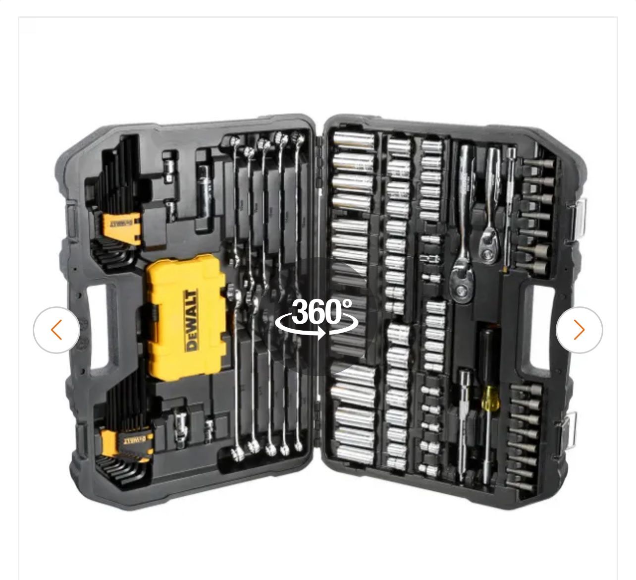 1/4 in. x 3/8 in. Drive Polished Chrome Mechanics Tool Set (142-Piece