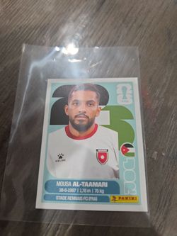 Panini FIFA Mousa Al-Taamari Sticker Card