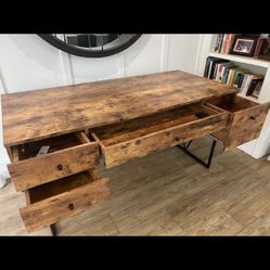 Beautiful Wood Desk 60 X 28 X 30.