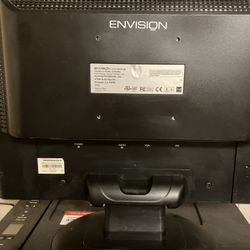 Three Computer Monitors 