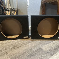 Two 12” Speaker Boxes New