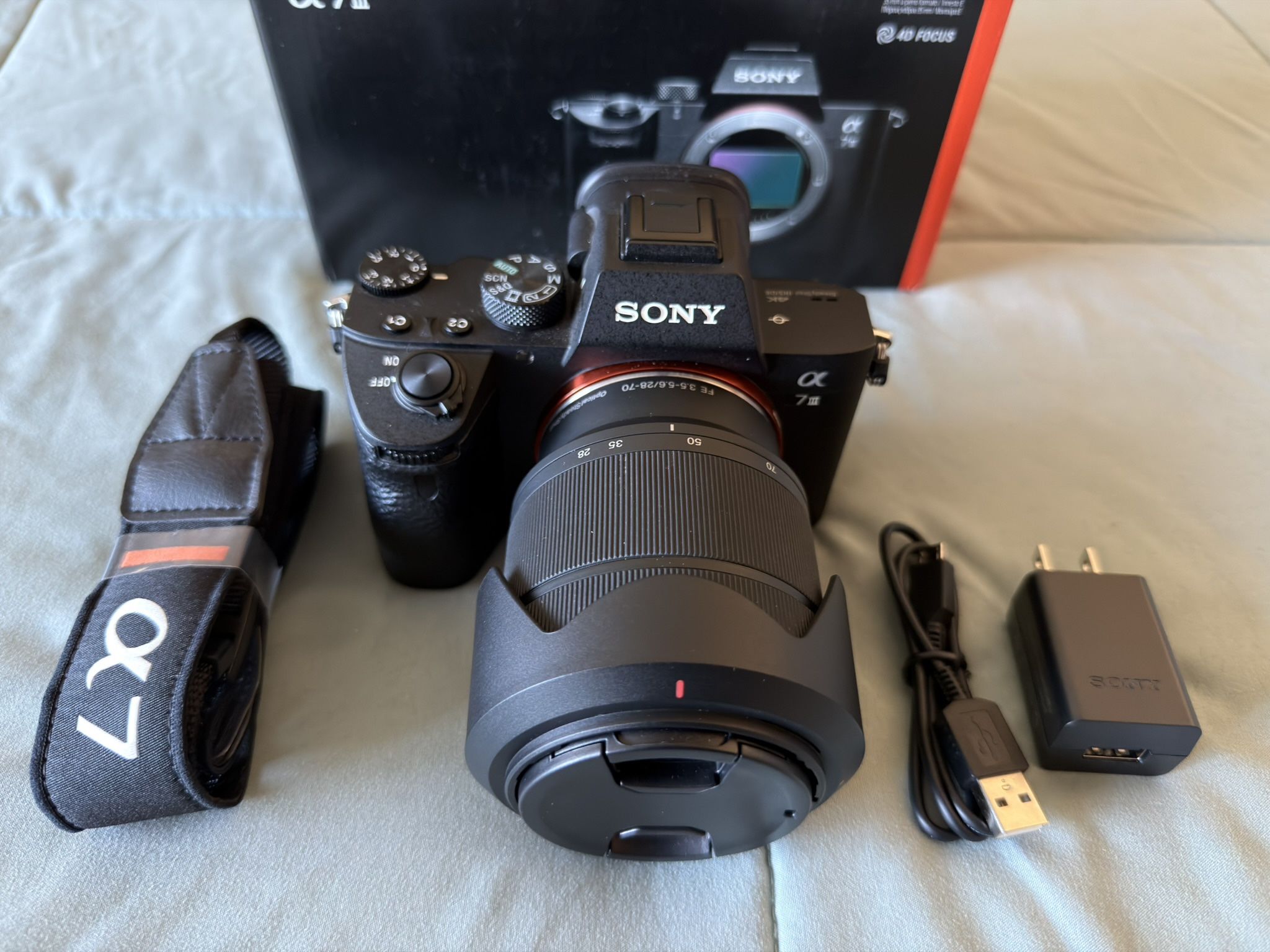 Sony A7III with 28 70mm f/3.5 5.6 Lens