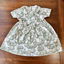 Kate Quinn Green Balloon Peter Pan Collar Dress | Size 2T