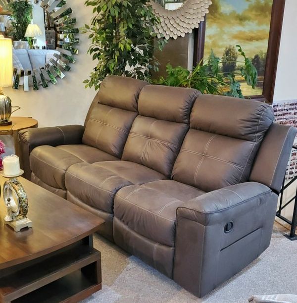 Dark Gray Reclining Sofa