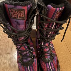 Coach Ladies Funky Boots ( Size 8)