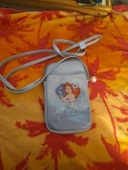 The Little Mermaid smartphone crossbody purse / pouch