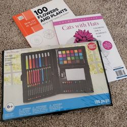 Creatology Art Set - Not Used ( comer with 2 coloring books)