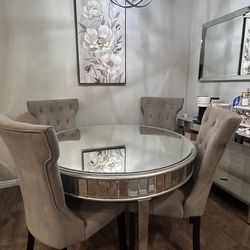 Mirrored Dining Table