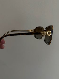 Coach sunglasses light brown, polarized