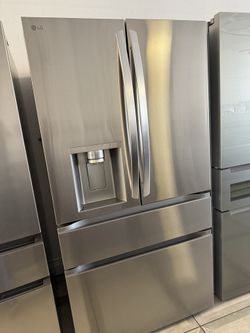 New Lg French Door Stainless Steel Refrigerator 
