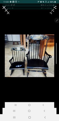 Vintage rocking chairs set