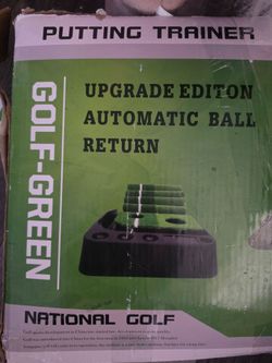 Golf putting with accessories. All for $60