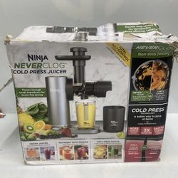 Ninja - NeverClog Cold Press Juicer - Charcoal
