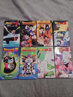 Dragon Ball Z VHS Tape Lot of 8