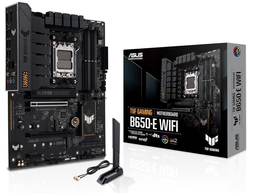 ASUS TUF GAMING B650-E WIFI AMD AM5 ATX motherboard (Brand New & Sealed)