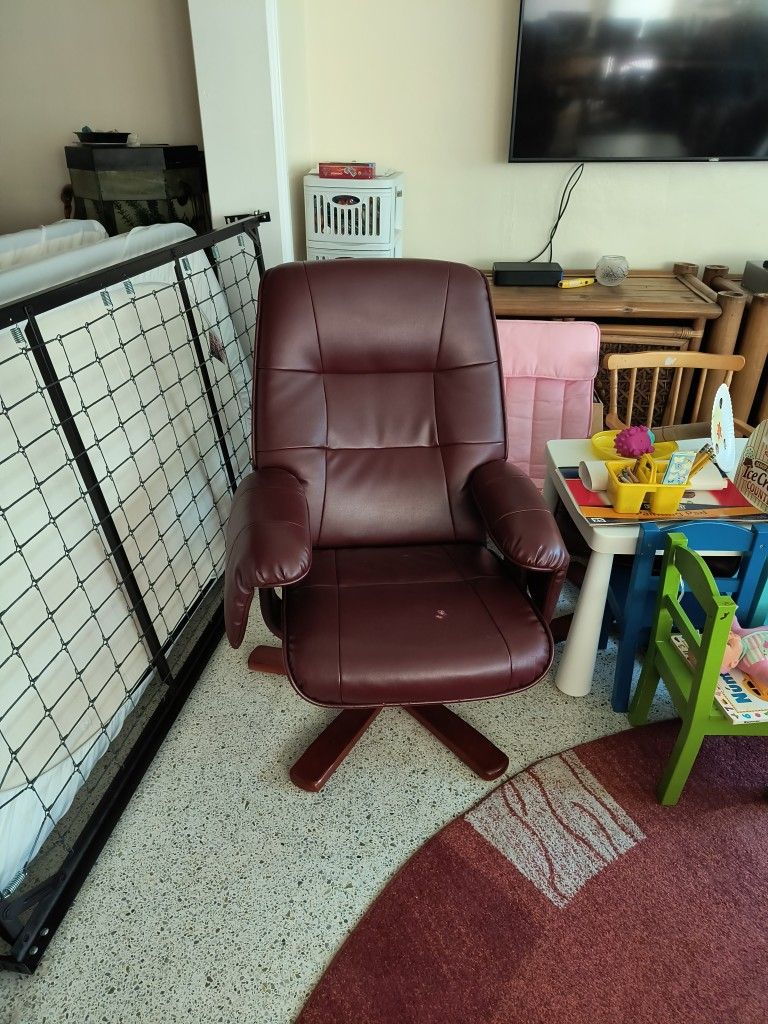 Chair Recliner With Ottoman