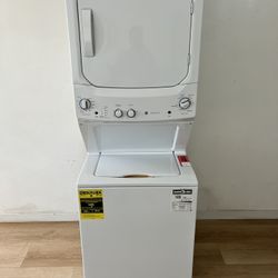 FREE DELIVERY 🚚 NEW GE Washer & GAS Dryer Stackable 