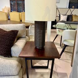 Walnut Live Edge End Table - 2 Available 