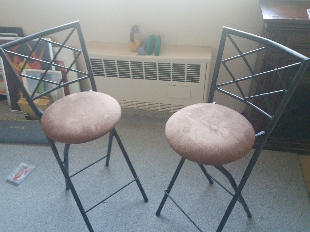 Folding stools- bar height