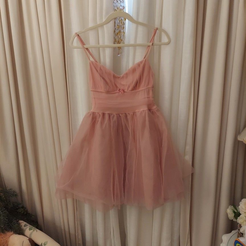 Pink Tulle Dress Ballerina Style