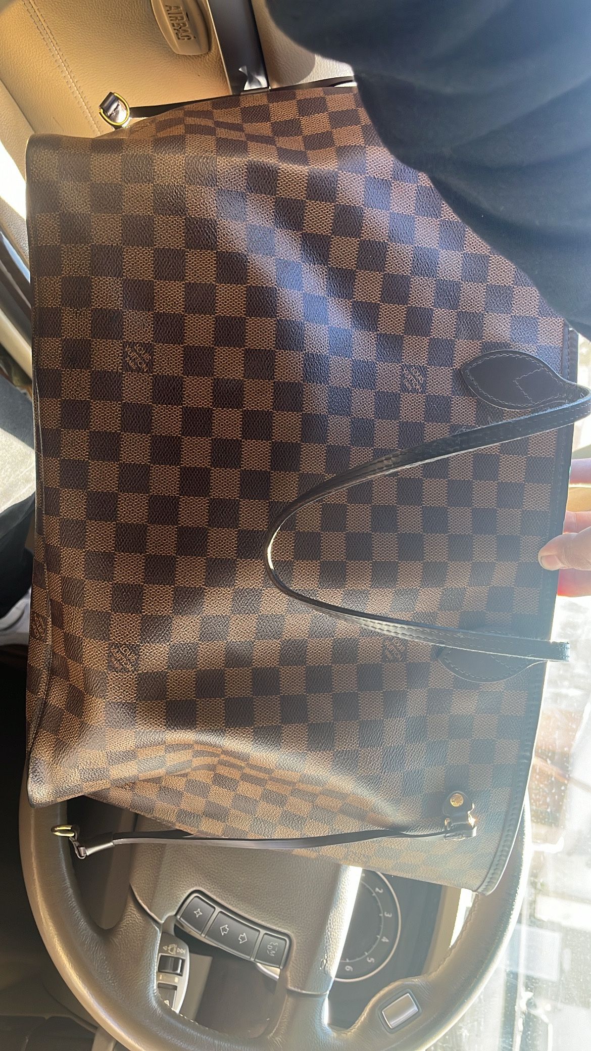 Real Louis Vuitton Large Tote Bag