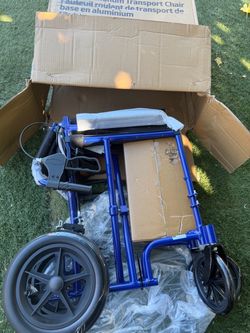 Aluminum Transport Chair Wheelchair