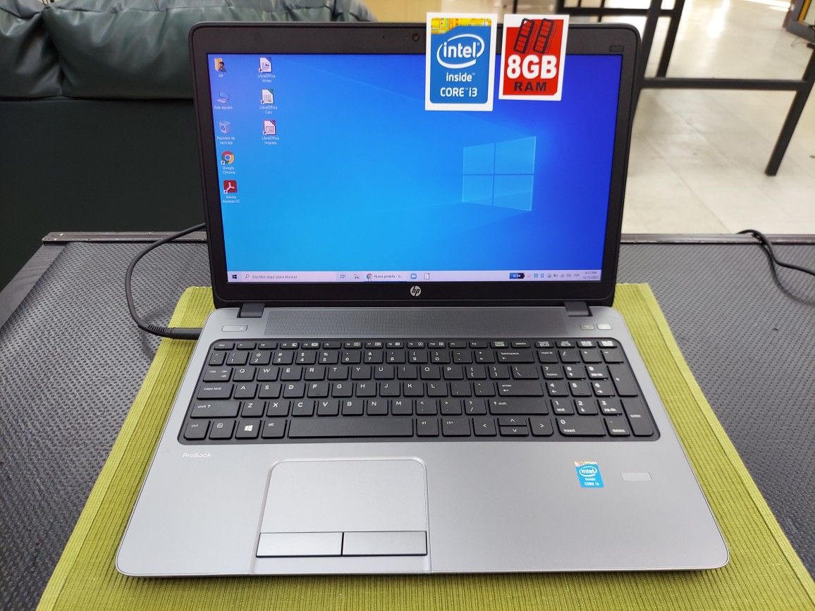 FAST!! LIKE NEW!! HP CORE i3 8GB RAM!! + GOOD BATTERY!! Laptop Computer
