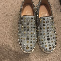 Christian Louboutin Studded Loafers 