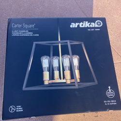 Carter Square 4-light Chandelier