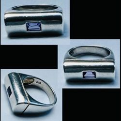 Amethyst Sterling Silver Ring