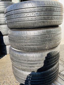 225/55R18 4 used tires continental