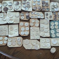 Vintage Mother Of Pearl Buttons