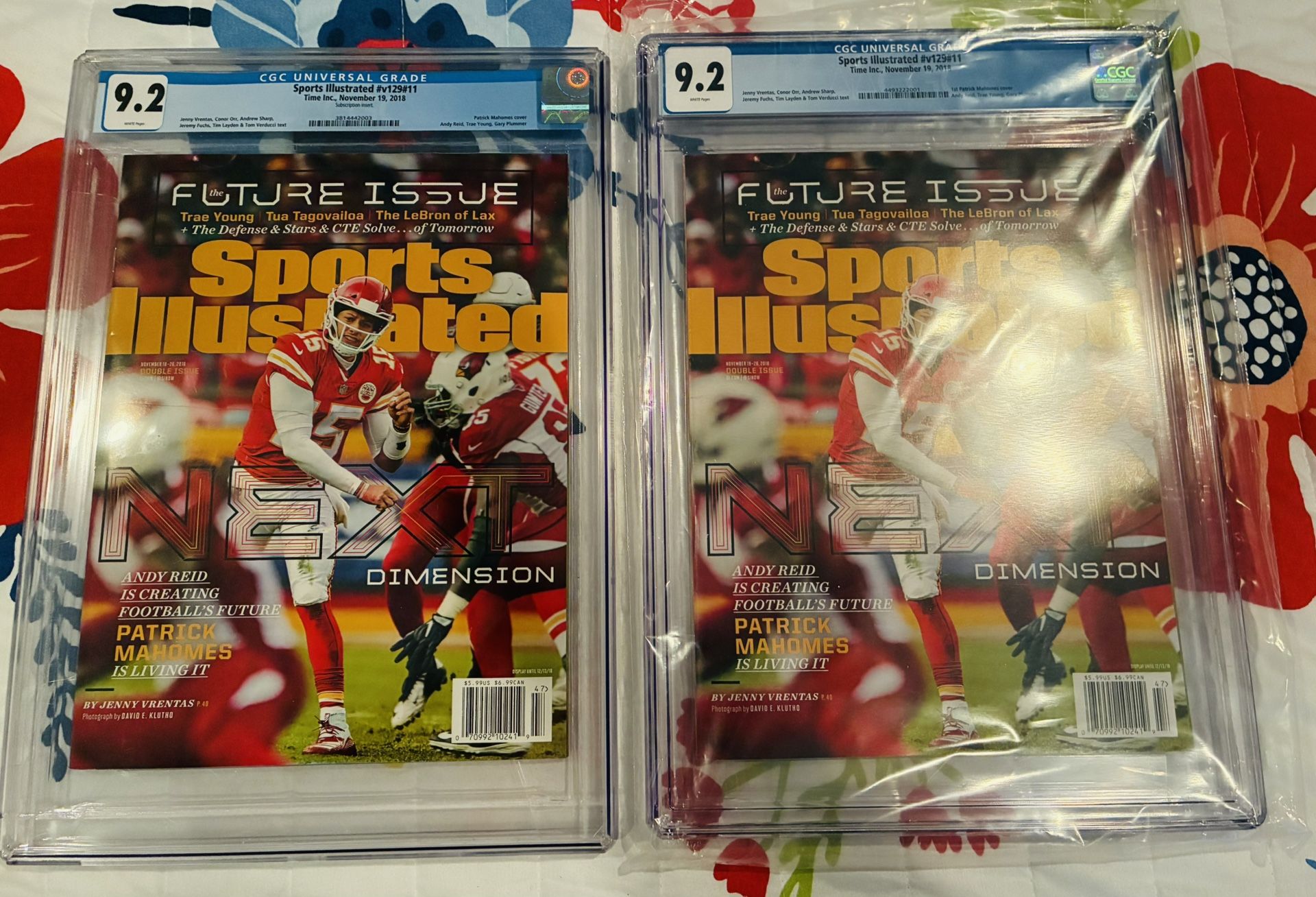 Patrick Mahomes Sports Illustrated Magazines ( 2 )