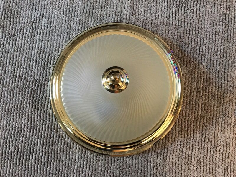 Ceiling light fixture’s. “gold “ set of 2 Only $10.00 Each