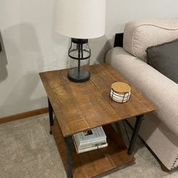 Wood Side Table