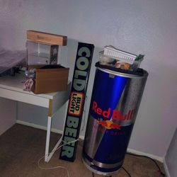Red Bull Drink Refrigerator Ice Cold 