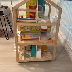 Melissa And Doug Dollhouse On Wheels 