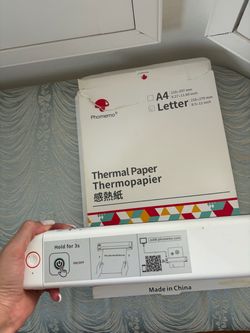 Thermal printer- with special printer paper