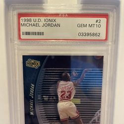 1998 UD Ionix Michael Jordan PSA 10