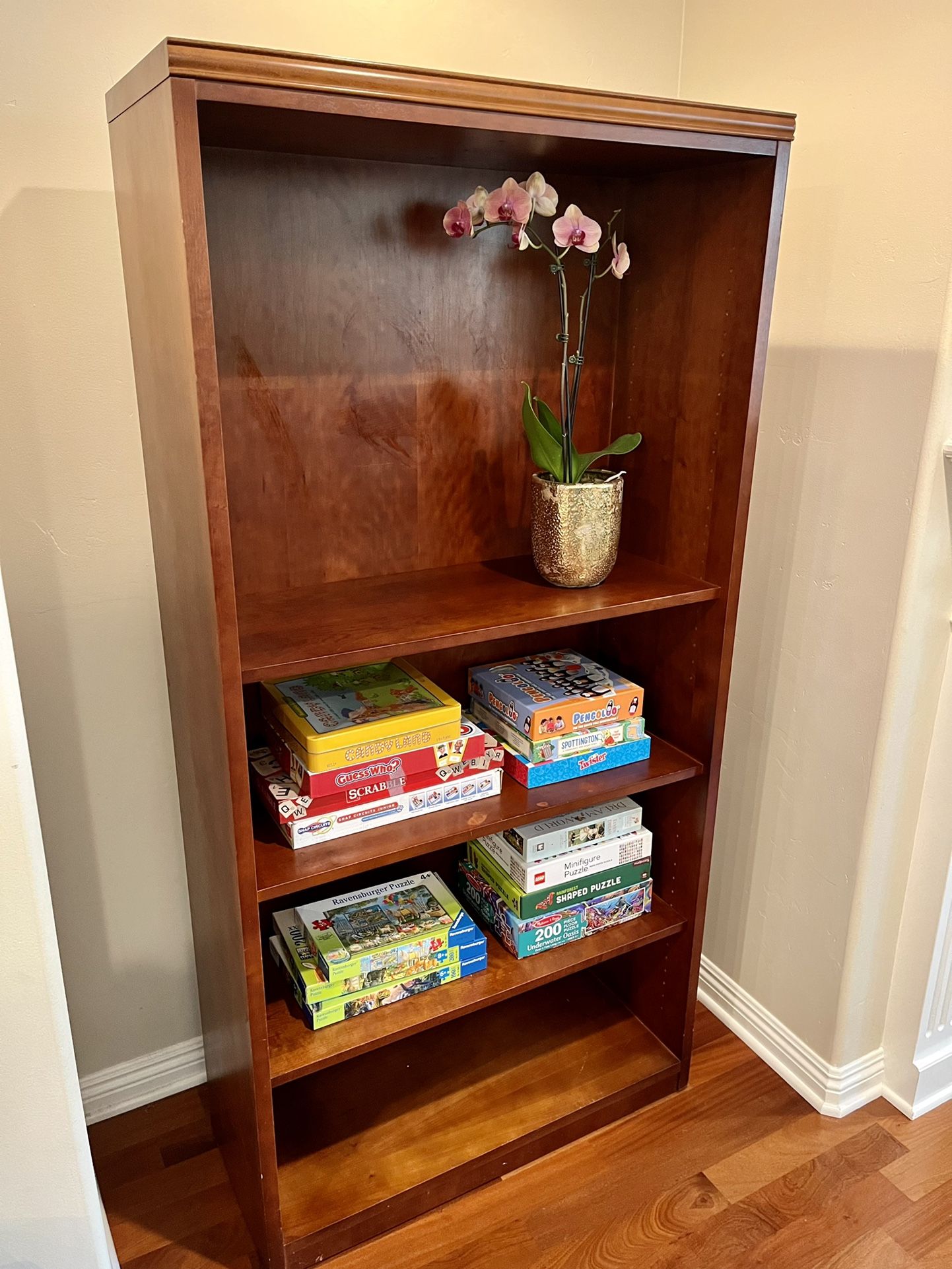 Wood Bookshelves Set of 2 