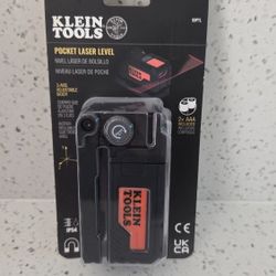 New. Klein Tools Red Pocket Laser Level