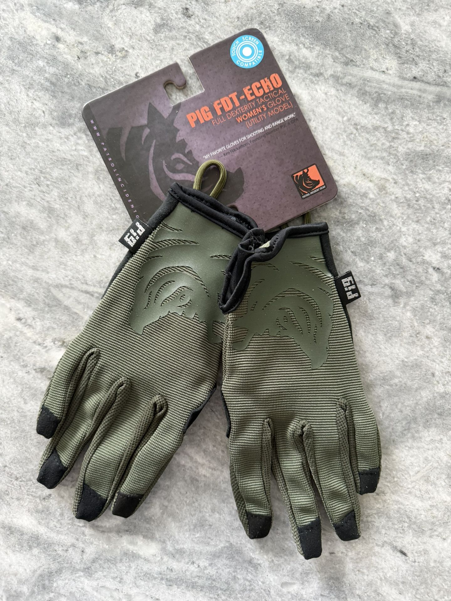 PIG Full Dexterity Tactical (FDT) Echo Women's Utility Gloves - Ranger Green