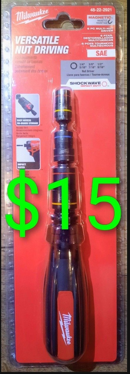 Milwaukee 6Pc. Multi-Nut Driver