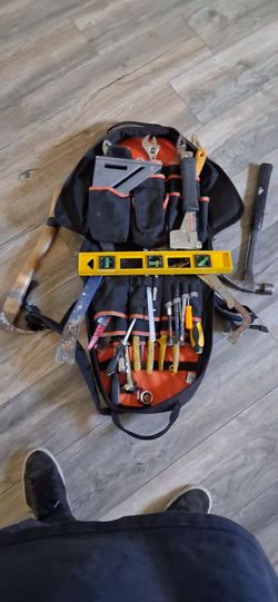 Tool Bag with Hand Tools Lot
