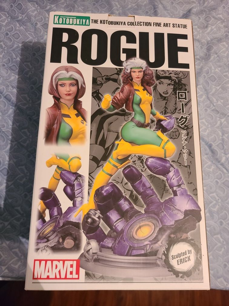 Kotobukiya Marvel Fine Art Statue Danger Room Sessions Rogue Resin Figure Very Rare Like New Open Box