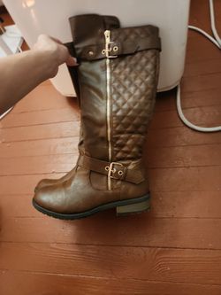 Womens Size 7 Boots Brown Tall Forever Brand